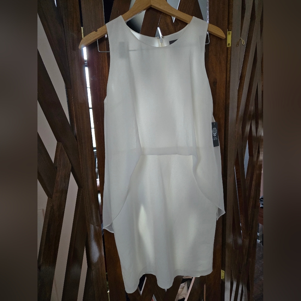 Vince Camuto White/Ivory Formal Cocktail Dress 6